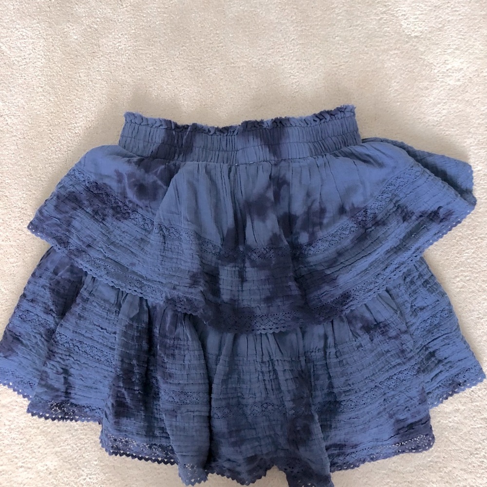 Aerie Rock ‘n’ Ruffle Tie Dye Mini Skirt